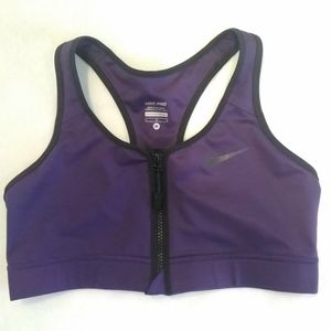 Zip Up Nike Sports Bra
